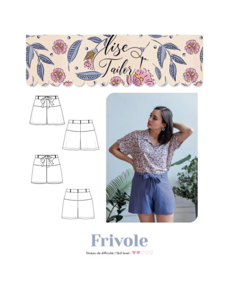 Patrón de short - Frívolo - Lise Tailor
