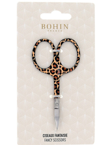 Tijeras de bordado Leopardo Bohin 9 cm