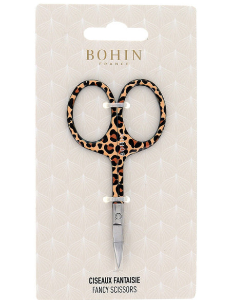 Tijeras de bordado Leopardo Bohin 9 cm