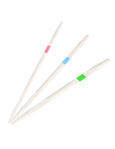 Juego de 3 agujas para trenzas con códigos de colores Tulip