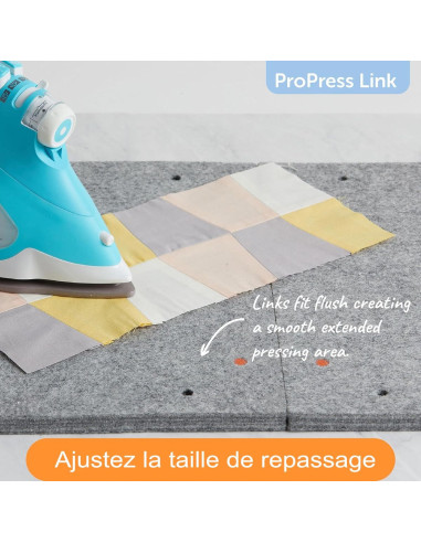 Alfombrilla de planchado de lana evolutiva 35 cm x 35 cm Pro Press Link Oliso