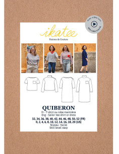 Patrón de camiseta o vestido marinero Quiberon - Ikatee 2