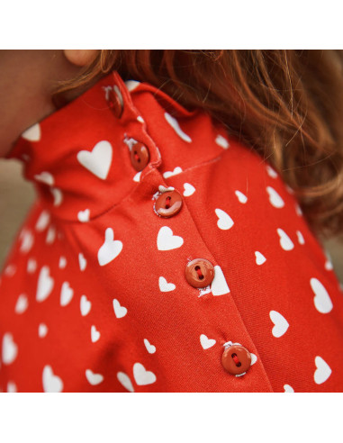 Patrón de camiseta o vestido marinero Quiberon Kids - Ikatee