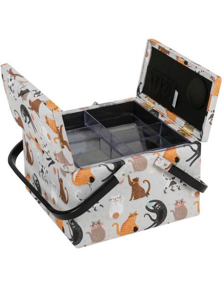 Caja de costura - Gatos L