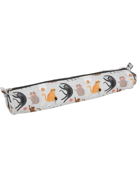 Estuche de agujas de tejer - Gatos