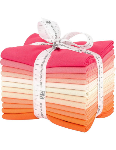 Paquetes de Fat Quarters Kona - Melon Ball