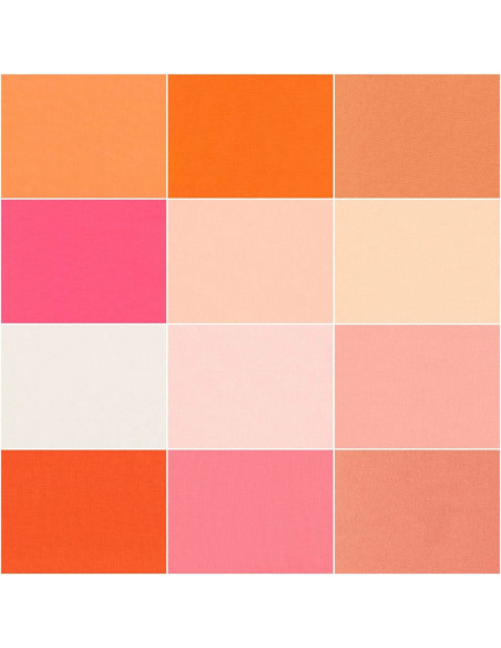 Paquetes de Fat Quarters Kona - Melon Ball