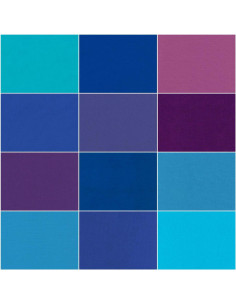 Paquetes de Fat Quarters Kona - Peacock 2