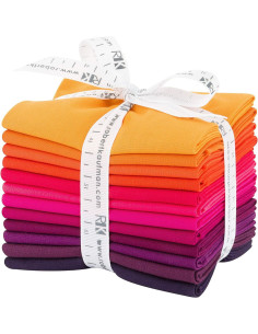 Paquetes de Fat Quarters Kona - Aves del Paraíso