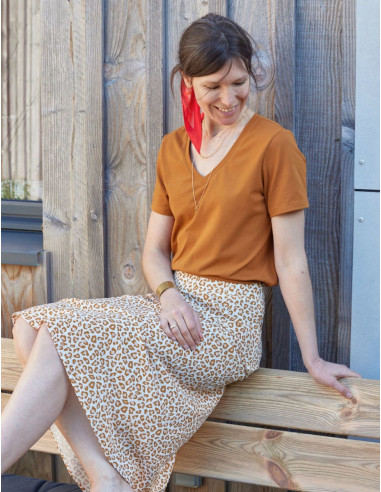 Patrón de camiseta y vestido Modjo - Atelier Scämmit