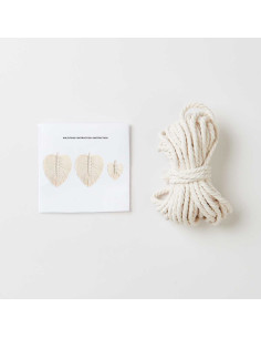 Kit de macramé - Hojas 2