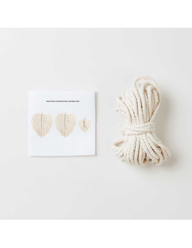 Kit de macramé - Hojas