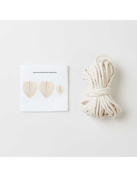 Kit de macramé - Hojas