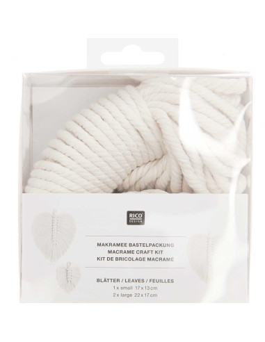 Kit de macramé - Hojas
