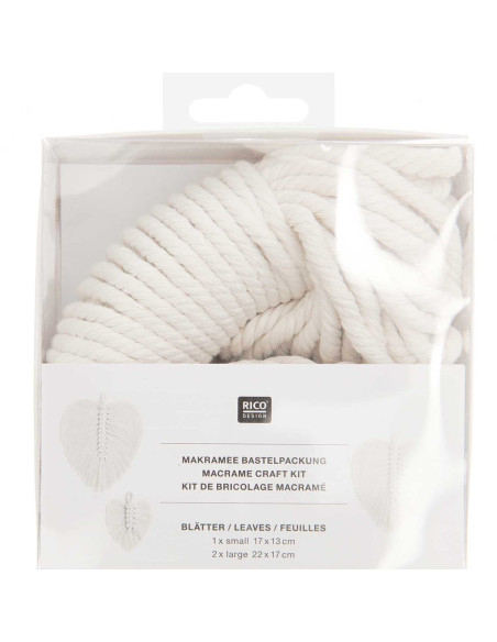 Kit de macramé - Hojas