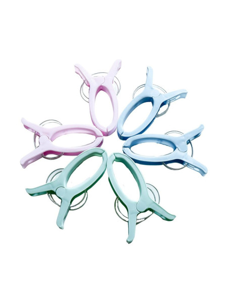 Juego de 6 pinzas de acolchado extra grandes Jumbo Madam Sew