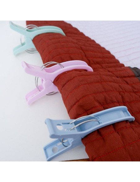 Juego de 6 pinzas de acolchado extra grandes Jumbo Madam Sew
