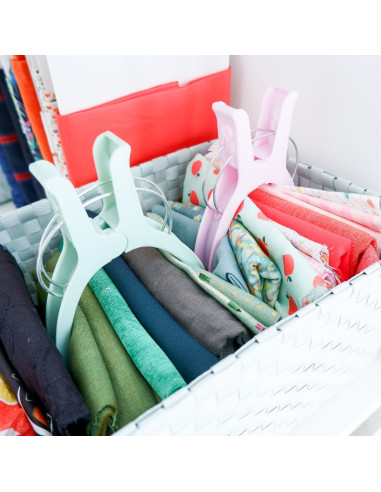 Juego de 6 pinzas de acolchado extra grandes Jumbo Madam Sew