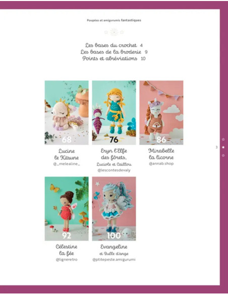 Libro de muñecas y amigurumis fantásticos a crochet