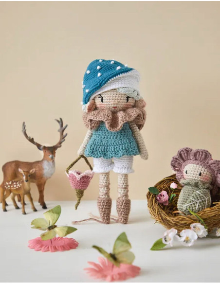 Libro de muñecas y amigurumis fantásticos a crochet