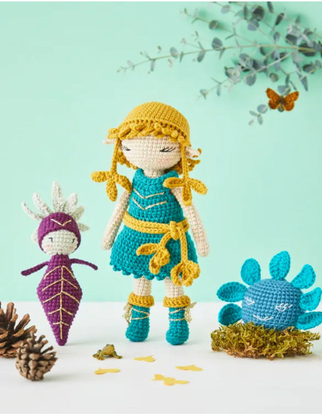 Libro de muñecas y amigurumis fantásticos a crochet