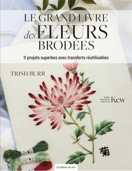 Libro el gran libro de las flores bordadas