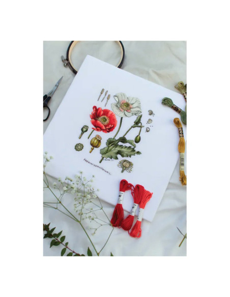 Libro el gran libro de las flores bordadas