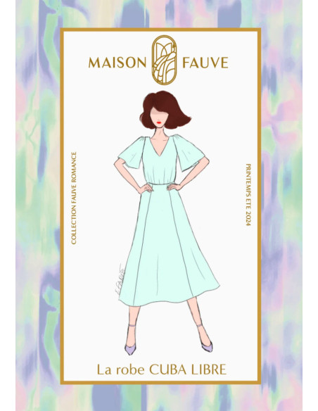 Patrón de vestido Cuba libre - Maison Fauve