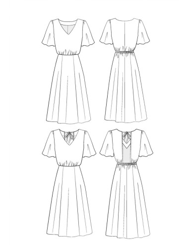Patrón de vestido Cuba libre - Maison Fauve