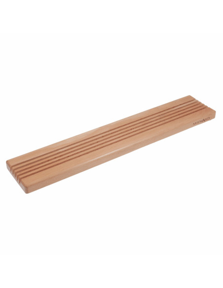 Caja de madera con 5 ranuras para reglas