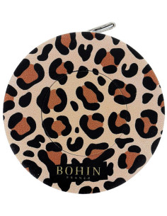 Cinta métrica con diseño de costura 150 cm Leopardo Bohin 2