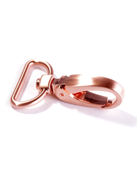 Mosquetón de metal 25 mm - Oro rosa
