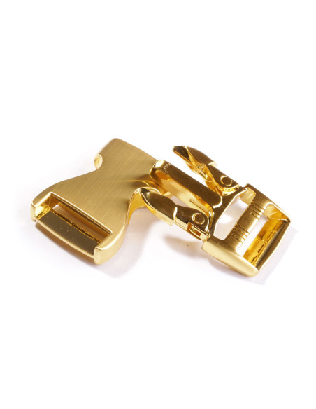 Hebilla de metal para cinturón de 25 mm - Oro
