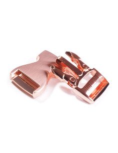 Hebilla de metal para cinturón de 25 mm - Oro rosa