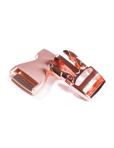 Hebilla de metal para cinturón de 25 mm - Oro rosa