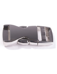Hebilla de metal para cinturón de 25 mm - Plata 2