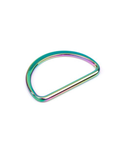 Anillo en D de 40 mm - Arcoíris