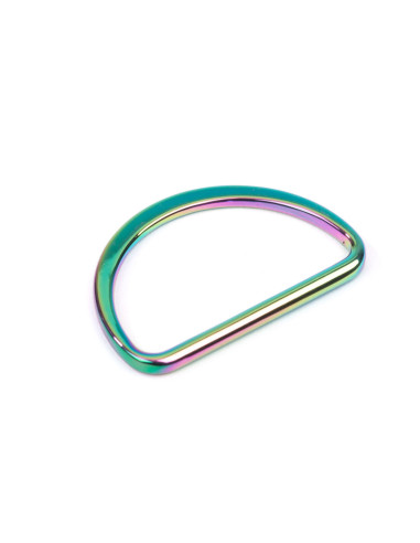 Anillo en D de 40 mm - Arcoíris