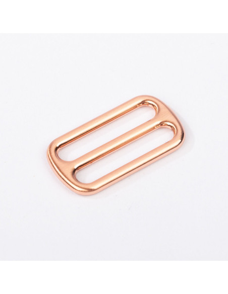 Hebilla deslizante de metal - Oro rosa 25 mm