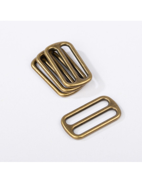 Hebilla deslizante de metal - Bronce 25 mm