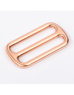 Hebilla deslizante de metal - Oro rosa 40 mm