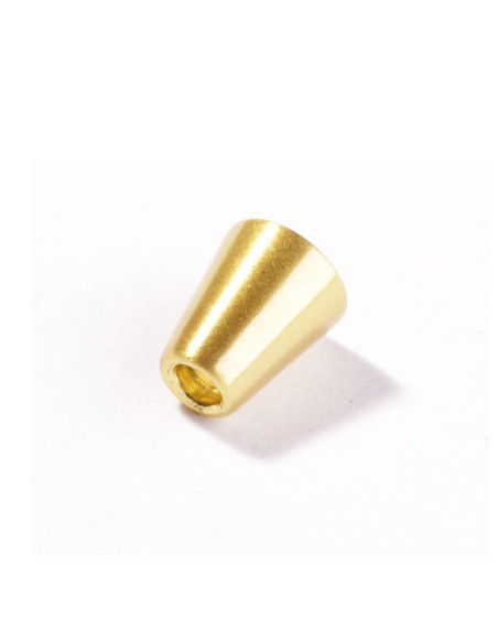 Terminal de campana de metal para cordones - Oro