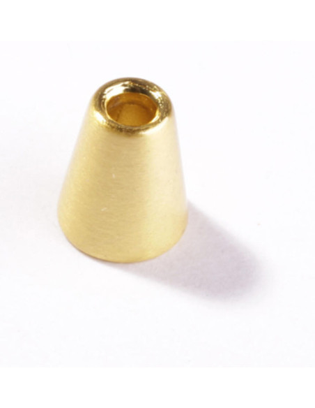 Terminal de campana de metal para cordones - Oro