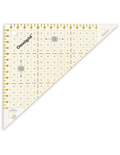 Regla triángulo rectángulo Omnigrid 1/2 cuadrados 2