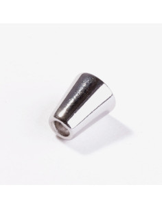 Terminal de campana de metal para cordones - Plata