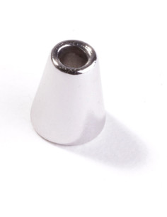 Terminal de campana de metal para cordones - Plata 2