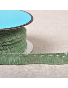 Mini flequillo - Verde almendra