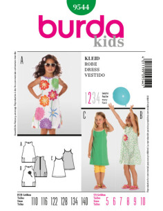 Patrón de vestido - Burda 9544