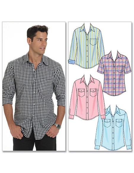 Patrón de camisetas para hombres