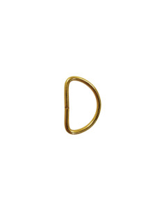 Anillo en D 20 mm - Oro